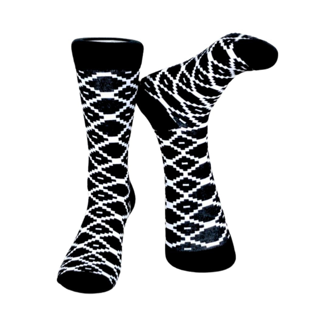 African Print Woven Socks