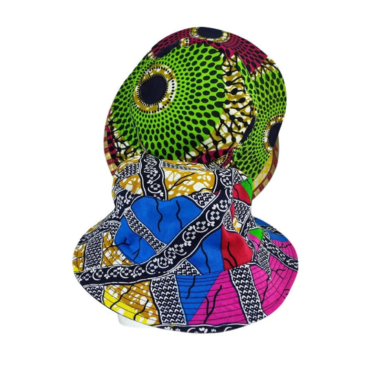 African Print Bucket Hats
