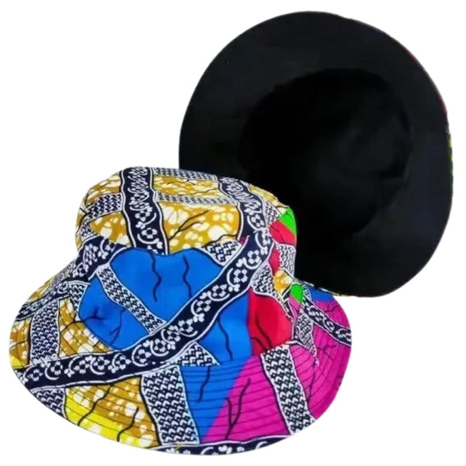 African Print Bucket Hats