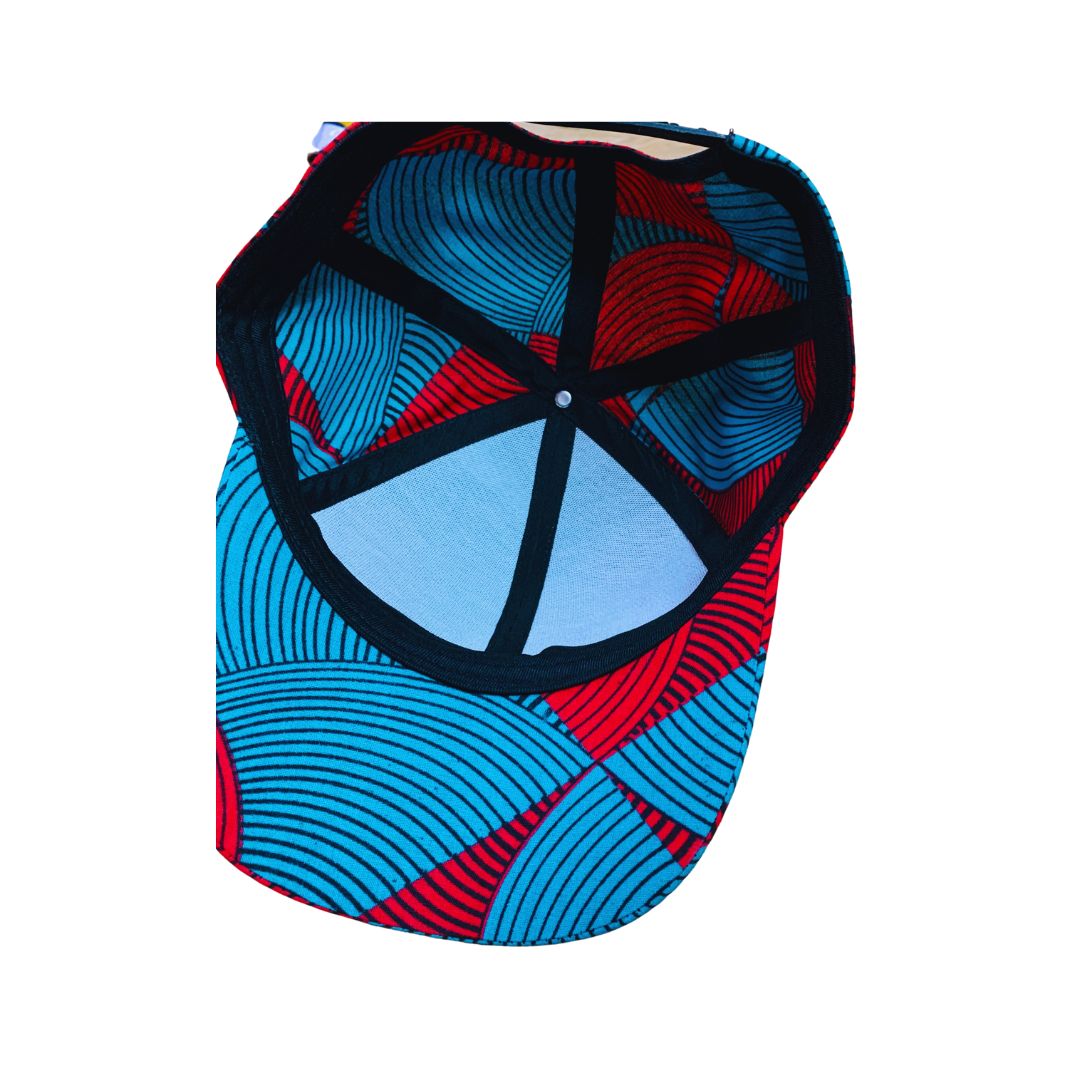 African Print Baseball Hats