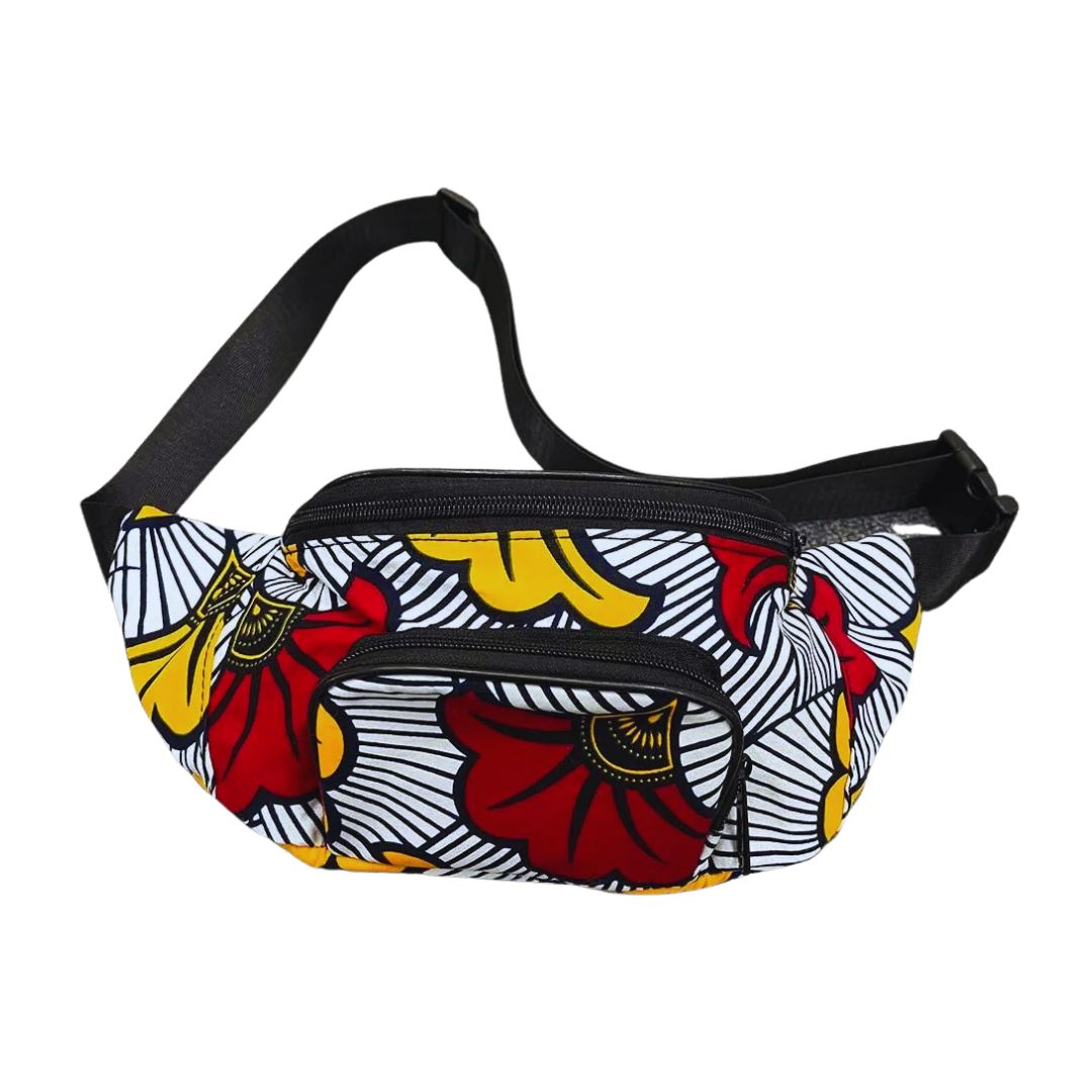 African Print Waist Bags