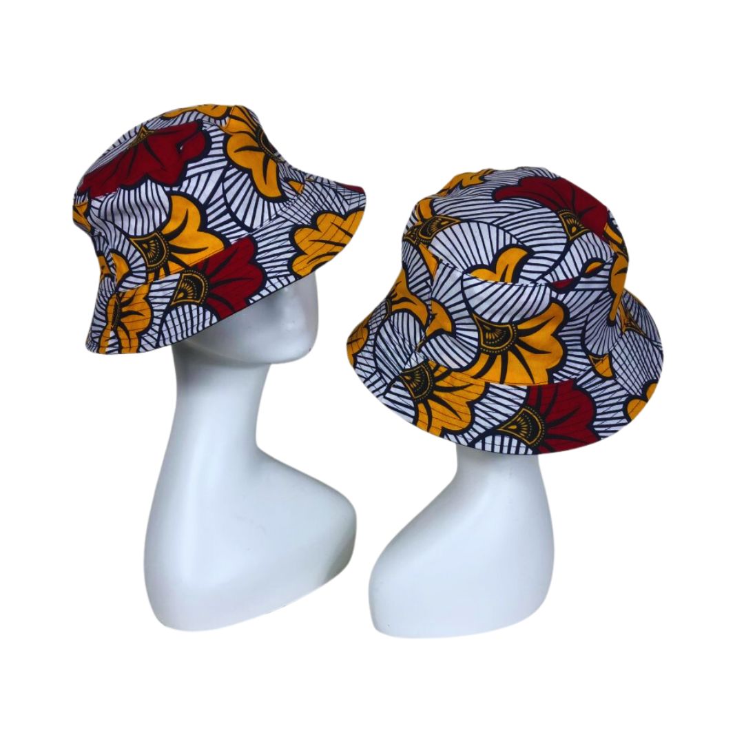 African Print Bucket Hats