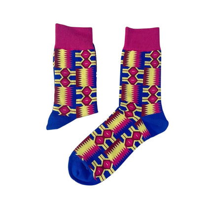 African Print Woven Socks